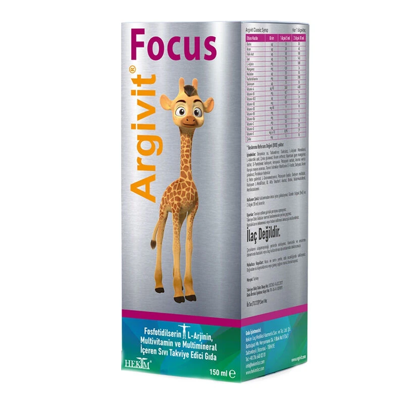 Argivit Argivit Focus Takviye Edici Gıda 150 ml
