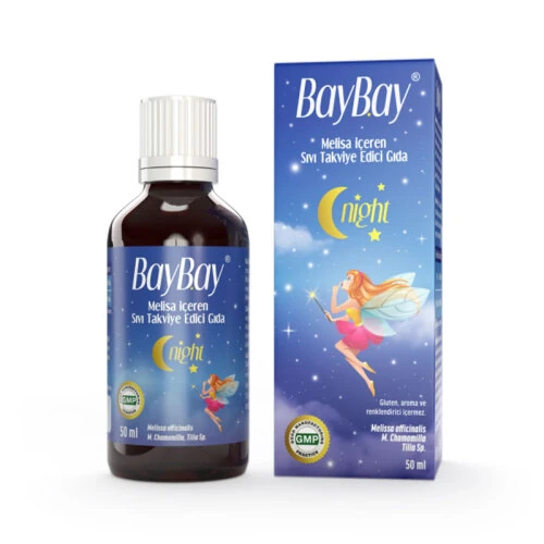 Ena Farma BAYBAY Damla Night Melisa İçeren Takviye Edici Gıda 50 ml