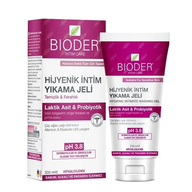 Bioder Bioder Hijyenik İntim Yıkama Jeli 200 ml