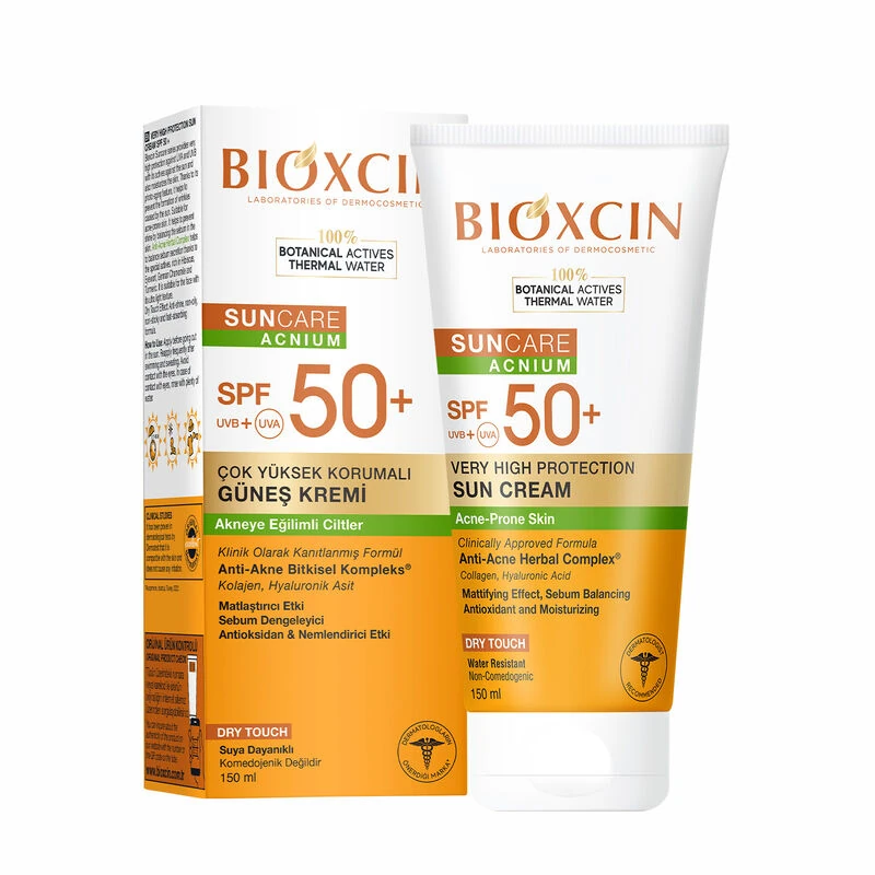 Bioxcin Bioxcin Sun Care Akneye Eğilimli Ciltler için Spf 50 Güneş Kremi 150 ml