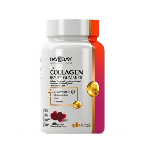 Day2Day Day2Day The Collagen Beauty Gummies 60 Gummies Çiğnenebilir Tablet