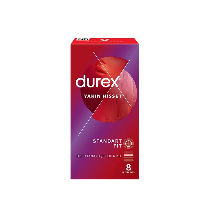 Durex Durex Yakın Hisset Standart Fit Prezervatif 8'li
