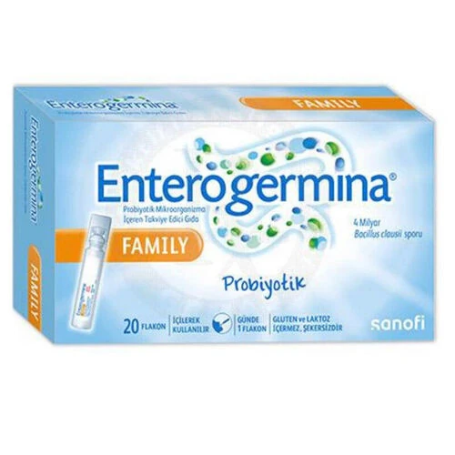 Enterogermina Enterogermina Family Probiyotik Mikroorganizma İçeren Takviye Edici Gıda 20 Flakon