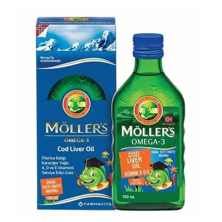 Möllers Möller's Omega 3 Tutti Frutti Aromalı Balık Yağı 150 ml