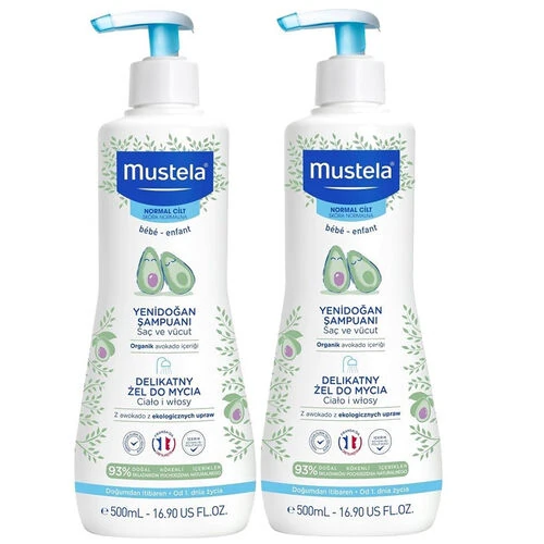 mustela Mustela Gentle Cleansing Gel Bebek Şampuanı 2 Li SET