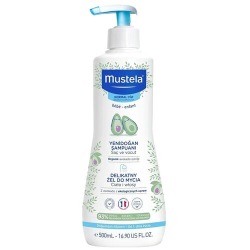 mustela Mustela Gentle Cleansing Gel Yenidoğan Şampuanı 500 ml