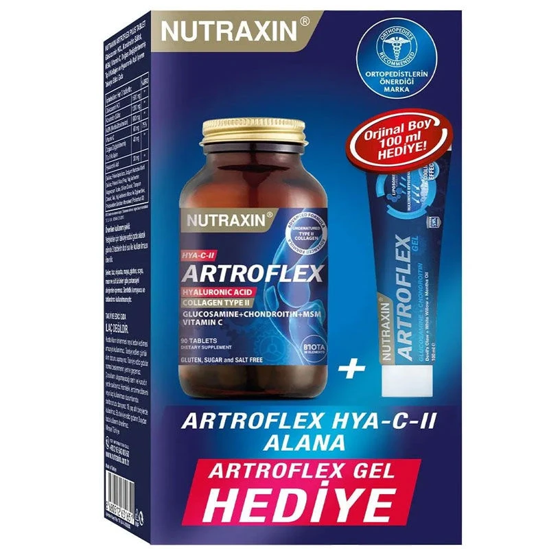 Nutraxin Nutraxin Artroflex HYA-C-II 90Tablet + Extra Gel HEDİYE