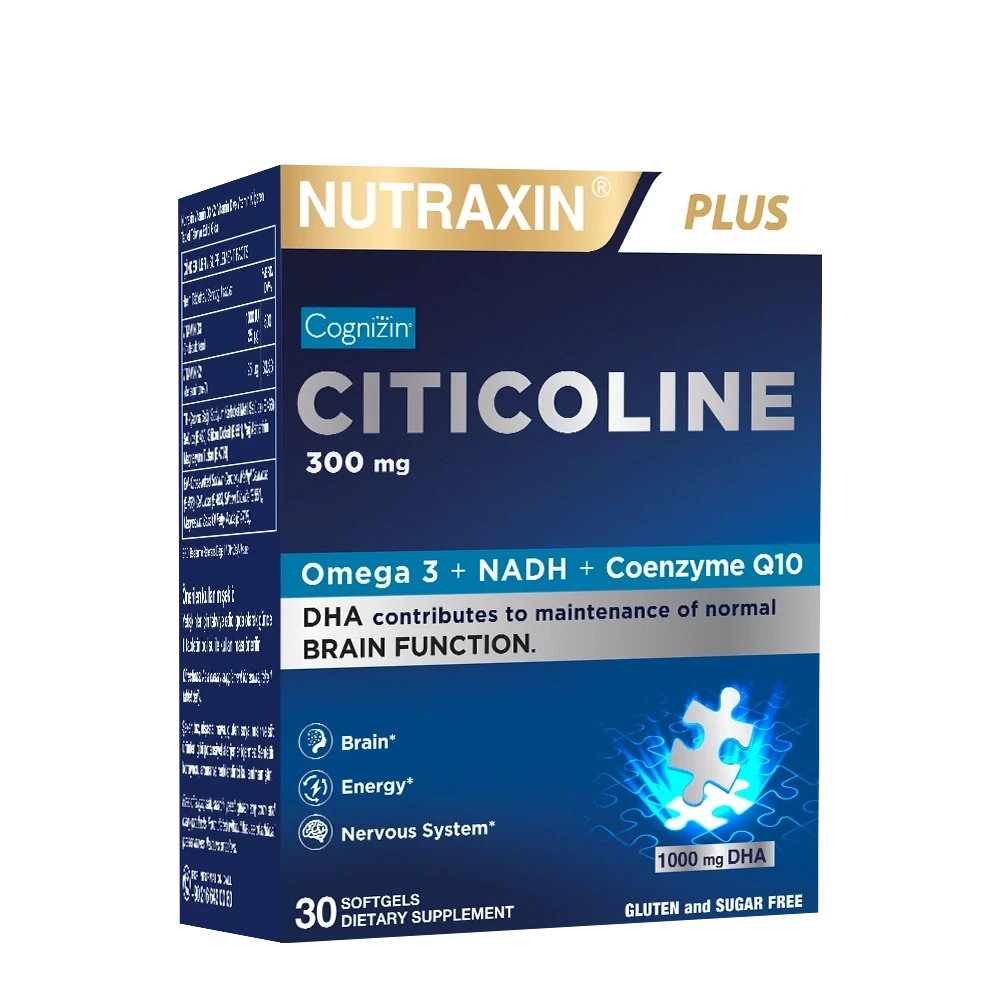 Nutraxin Nutraxin Citicoline 300 mg 30 Softgel
