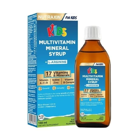 Nutraxin Nutraxin Kids Multivitamin Mineral Syrup 150 ml