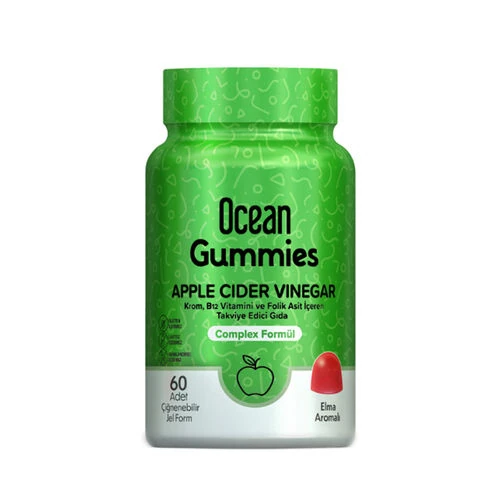 Orzax Ocean Gummies Apple Cider Vinegar 60 Çiğneme Form