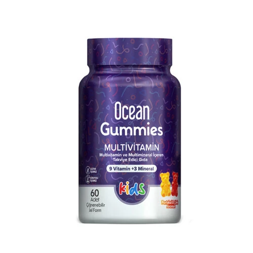 Orzax Ocean Gummies Multivitamin 60 Çiğnenebilir Jel Form