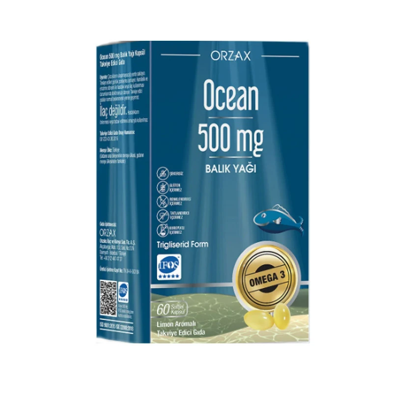 Orzax Orzax Ocean 500mg 60 Kapsül