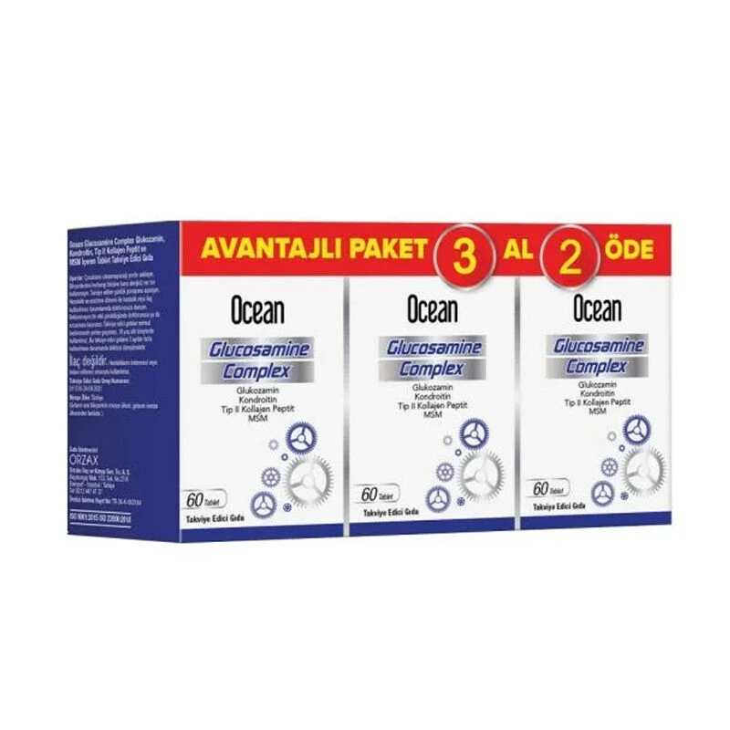 Orzax Orzax Ocean Glukozamin Kompleks Avantajlı Paket 3 AL 2 ÖDE