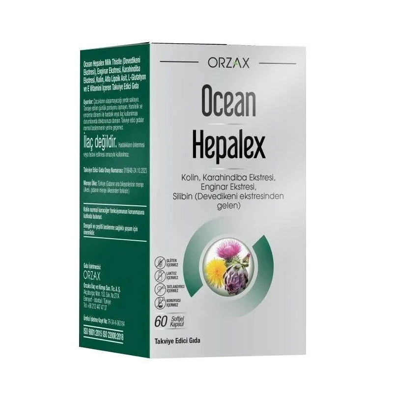 Orzax Orzax Ocean Hepalex  60 Kapsül