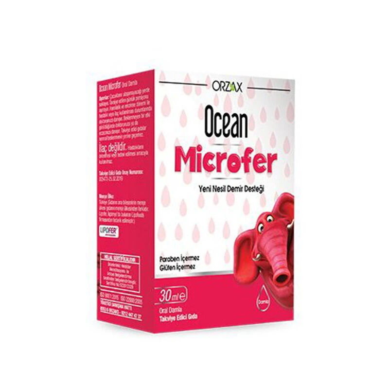 Orzax Orzax Ocean Microfer Takviye Edici Gıda 30 ml - Damla