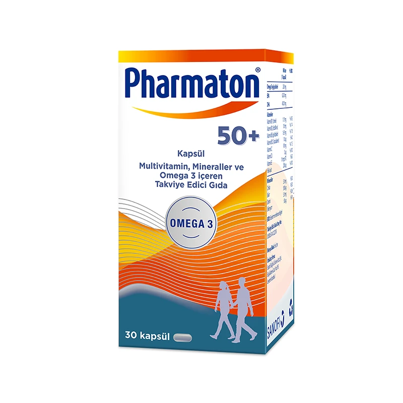 Sanofi Pharmaton 50+ Plus  30 Kapsül
