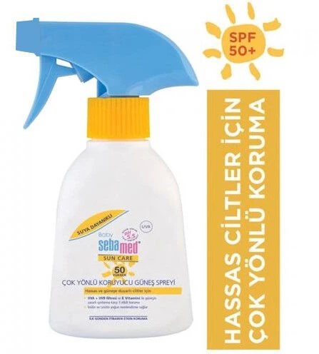 Sebamed Sebamed Bebekler için Çok Yönlü Koruyucu Güneş Spreyi SPF 50 200 ml
