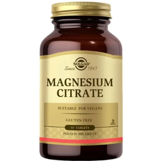 Solgar Solgar Magnesium Citrate 200 Mg 60 Tablet