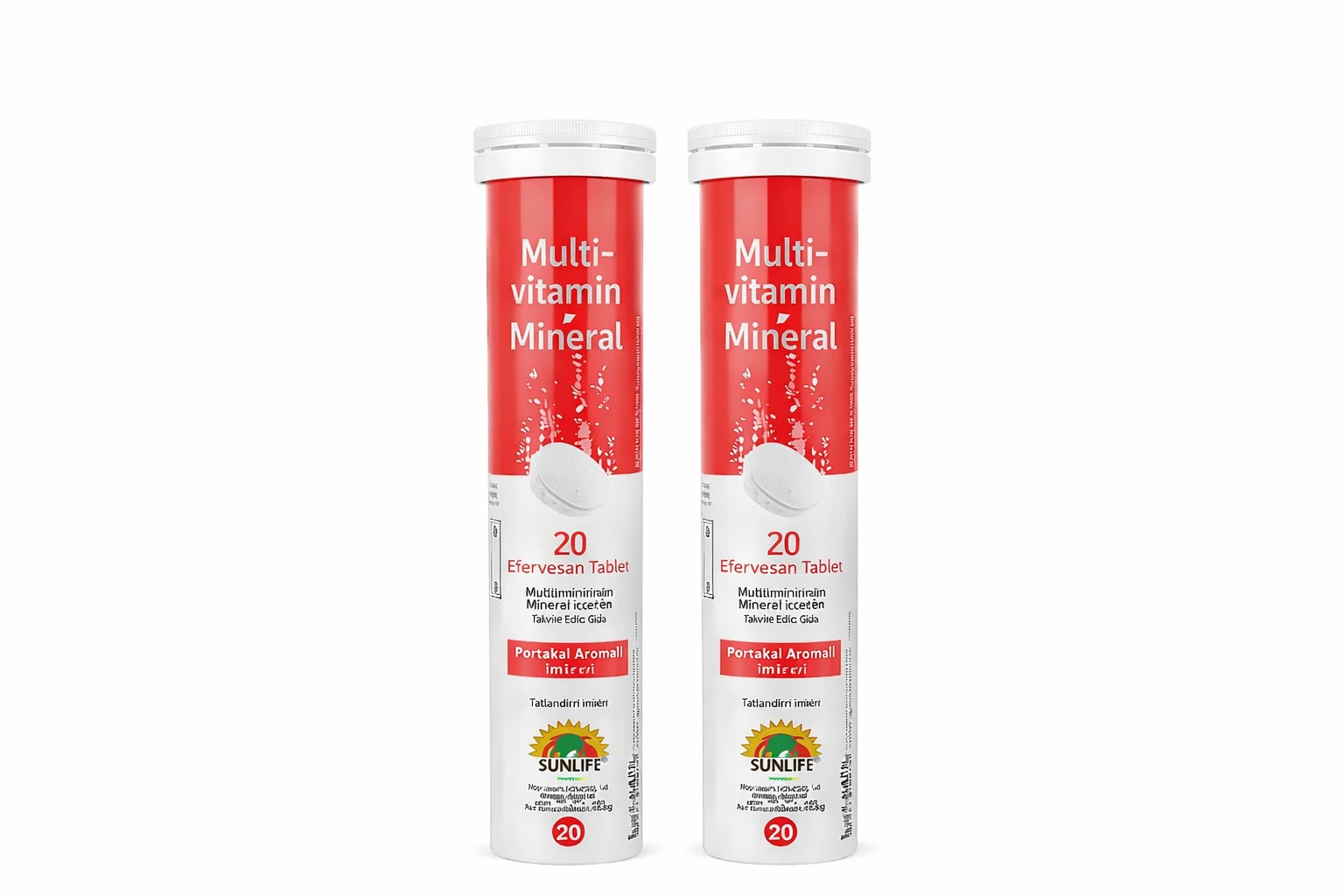 SunLife Sunlife Multi Vitamin Mineral 20 Tablet (2 Kutu)