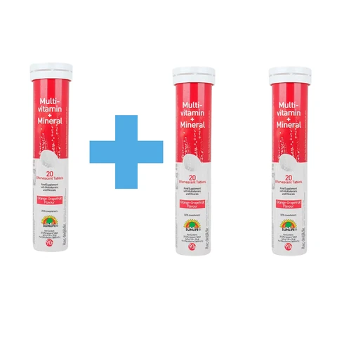 SunLife Sunlife Multi Vitamin Mineral 20 Tablet ( 3 Adet)